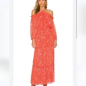 1.STATE Womens Smocked Waist Scrolling Paisley XS